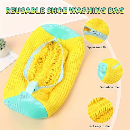 Sneaker Wash Bag – Machine-Safe Shoe Cleaning Bag